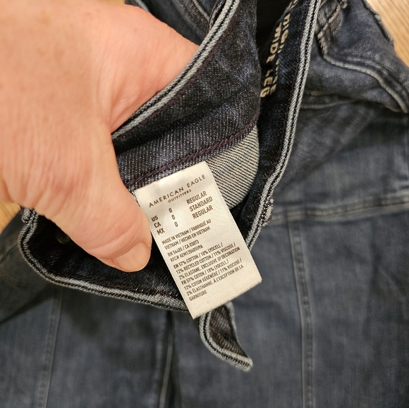 American Eagle Outfitters Womens Super High Rise Baggy Wide Leg Jeans - Picture 8 of 8